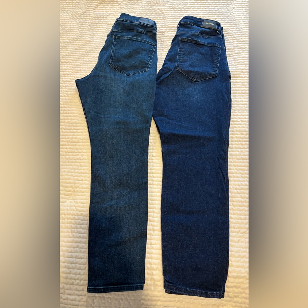 Express Brand Dark and Medium Wash Jeans Size 12R